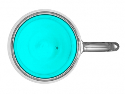 Кружка с двойными стенками и градиентом Fog, бирюзовая