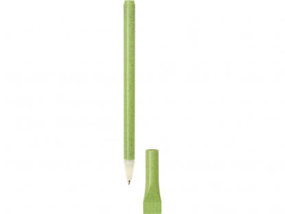 Ручка шариковая из пшеницы и пластика Plant, зеленая