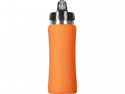 Бутылка для воды Bottle C1, soft touch, оранжевая