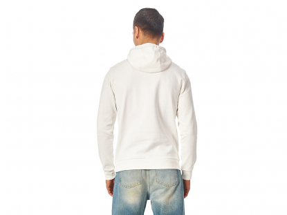 Толстовка с капюшоном Stream, унисекс, белая, 3XL