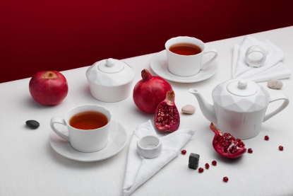 Сахарница Diamante Bianco, все изделия вместе из серии