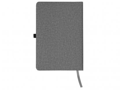Блокнот А5 Pocket с карманом для телефона, серый, обратная сторона