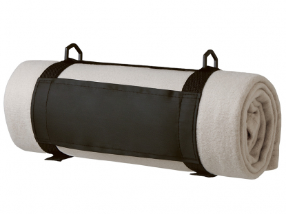 Плед Нежность с ремешком на плечо, светло-серый