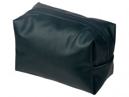 Косметичка из эко-кожи Enio, темно-синяя