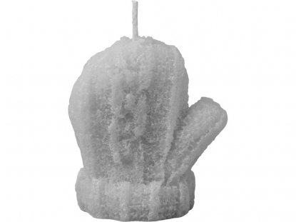Свеча Рукавичка, серая