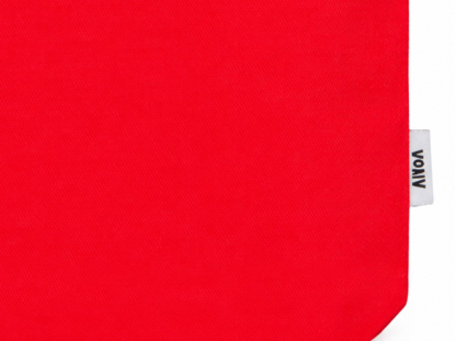 Сумка Твил из хлопка, красная