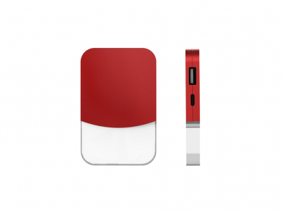 USB хаб Mini iLO Hub, красный, общий вид
