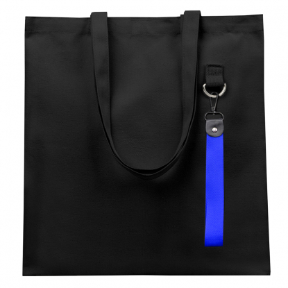Сумка для покупок LUMISSA с ремувкой, чёрная с синим