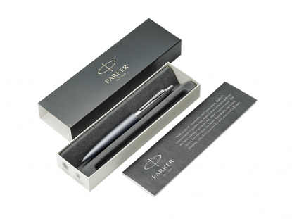 Ручка шариковая Parker Jotter XL Matte CT, серая с серебристым