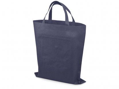 Складная сумка Maple, 80 г/м2, темно-синяя, обратная сторона