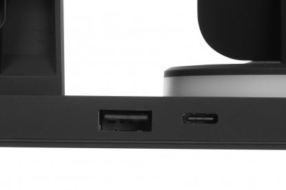 Складная зарядная станция с беспроводной зарядкой Flashport, 15 Вт, черная