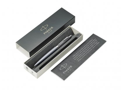 Ручка шариковая Parker Jotter XL Matte CT, серая с серебристым