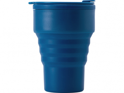 Силиконовый складной стакан GoCup, синий