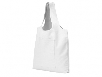 Сумка-шоппер Vest из хлопка 340 г/м2, белый