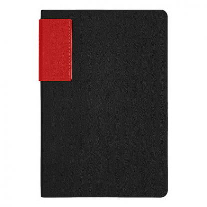 Ежедневник Flexy Star Sivilia Grey Edition Color А5, недатированный, чёрный с красным