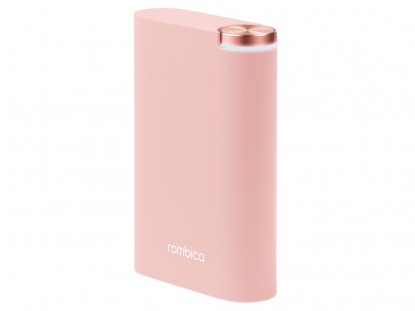 Внешний аккумулятор NEO Alfa Rose, 8000mAh, розовый, вид сбоку