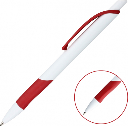 Шариковая ручка KLEO, красная