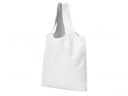 Сумка-шоппер Vest из хлопка 340 г/м2, белый