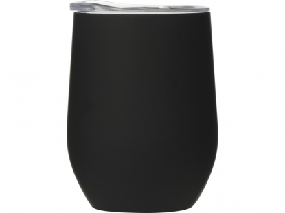 Термокружка Vacuum mug C1, soft touch, черная