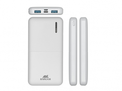 Внешний аккумулятор с быстрой зарядкой QC/PD VA2532, 10000 mAh, белый