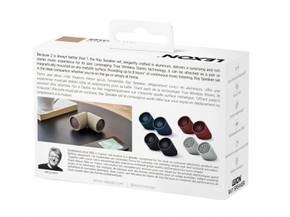 Беспроводная колонка Ray Speaker, серебристая