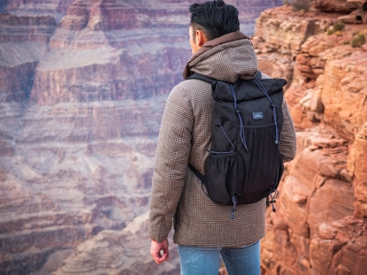 Складывающийся рюкзак-мессенджер Venturer Eco для ноутбука 16 дюймов