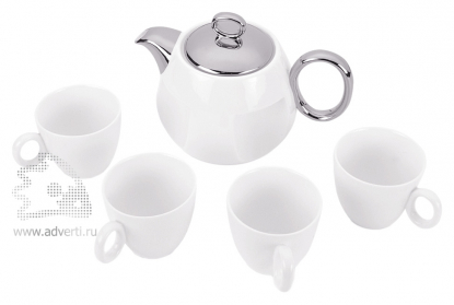 Чайный набор Chante, чайник и четыре чашки
