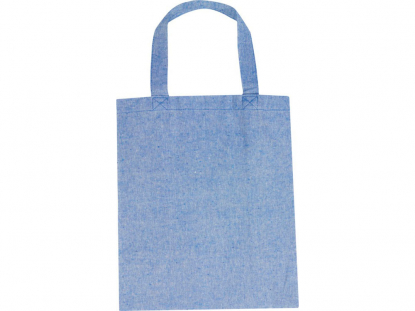 Эко-сумка Pheebs из переработанного хлопка, синяя