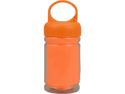 Набор для фитнеса Cross, оранжевый, полотенце внтури бутылки