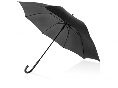 Зонт-трость Яркость, полуавтомат, черный