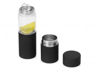 Бутылка для воды FLAVOUR U SEE, чёрная