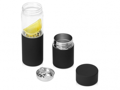 Бутылка для воды FLAVOUR U SEE, чёрная