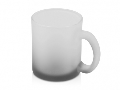 Стеклянная матовая кружка с градиентом для сублимации Омбре, черная