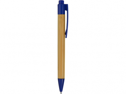 Ручка шариковая Borneo, синяя, вид сбоку