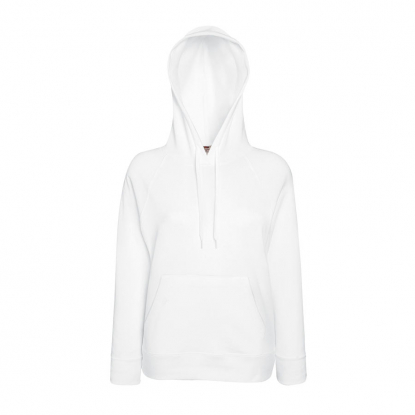 Толстовка LIGHTWEIGHT HOODED SWEAT 240, женская, белая