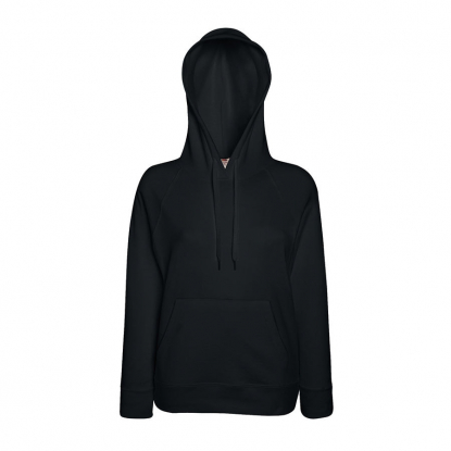 Толстовка LIGHTWEIGHT HOODED SWEAT 240, женская, черная