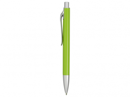 Ручка металлическая шариковая Large, ярко-зеленая, вид сбоку