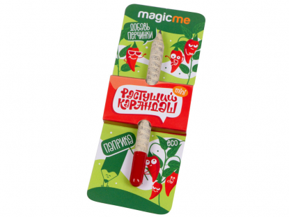 Растущий карандаш mini с семенами паприки