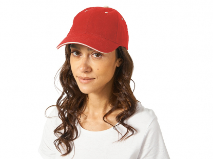 Бейсболка New Castle, красная