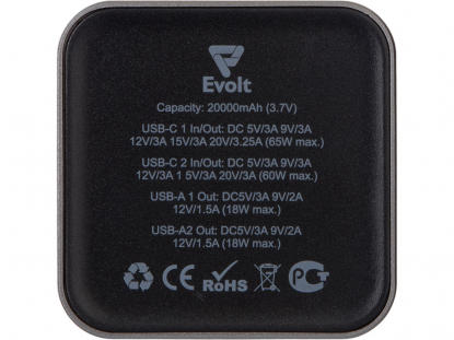 Внешний аккумулятор для ноутбуков Main 65 Вт, 20000 mAh