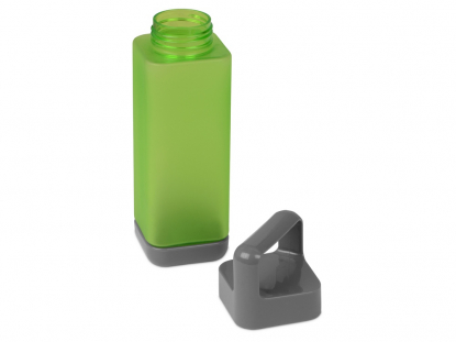 Бутылка для воды Balk, soft-touch, ярко-зеленая,  общий вид