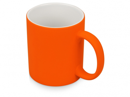 Кружка Майлд с покрытием soft-touch, оранжевая