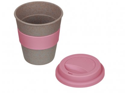 Стакан из бамбукового волокна Café, розовый