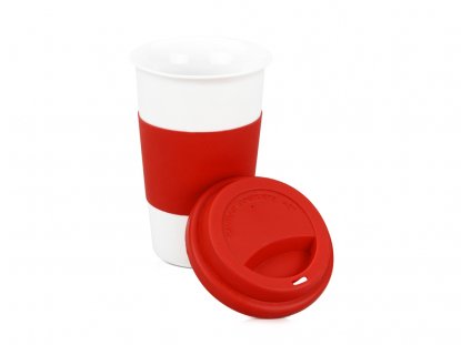 Кружка Нью-Йорк, красная, в открытом виде