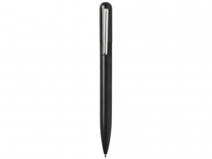 Блокнот А5 NotaBene с металлической шариковой ручкой и подставкой для телефона, черный