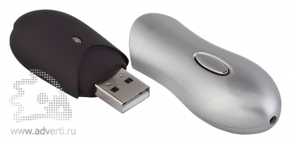 Флеш-карта USB Светлая голова с лазерной указкой, в открытом виде
