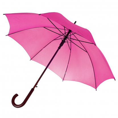 Зонт-трость Standard, ярко-розовый