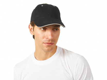 Бейсболка New Castle, черная