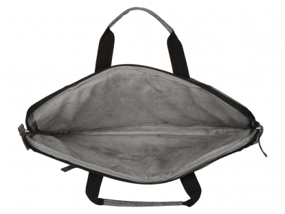 Сумка Plush c усиленной защитой ноутбука 15.6, серая