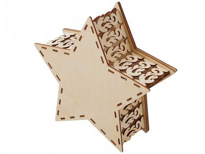 Шкатулка из фанеры в виде звезды Asteris